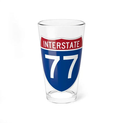 Interstate 77 (U.S. Highways) Pint Glass 16oz 16oz - Go Mug Yourself