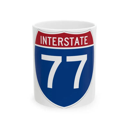 Interstate 77 (U.S. Highways) White Coffee Mug 11oz - Go Mug Yourself