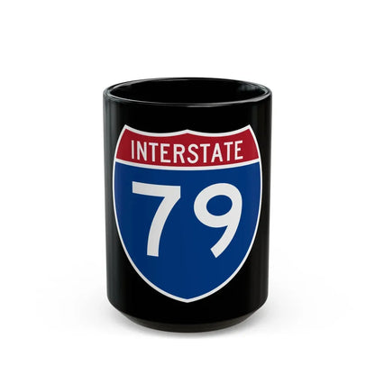 Interstate 79 (U.S. Highways) Black Coffee Mug 15oz - Go Mug Yourself