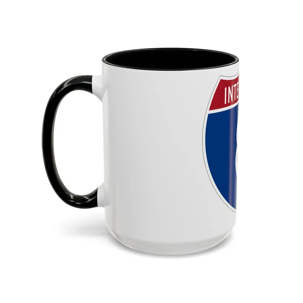 Interstate 8 (U.S. Highways) Accent Coffee Mug - Go Mug Yourself