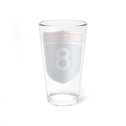 Interstate 8 (U.S. Highways) Pint Glass 16oz - Go Mug Yourself
