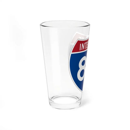 Interstate 80 (U.S. Highways) Pint Glass 16oz-Go Mug Yourself