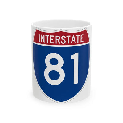 Interstate 81 (U.S. Highways) White Coffee Mug-11oz-Go Mug Yourself