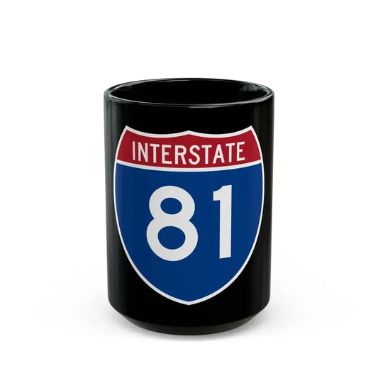 Interstate 81 (U.S. Highways) Black Coffee Mug 15oz - Go Mug Yourself