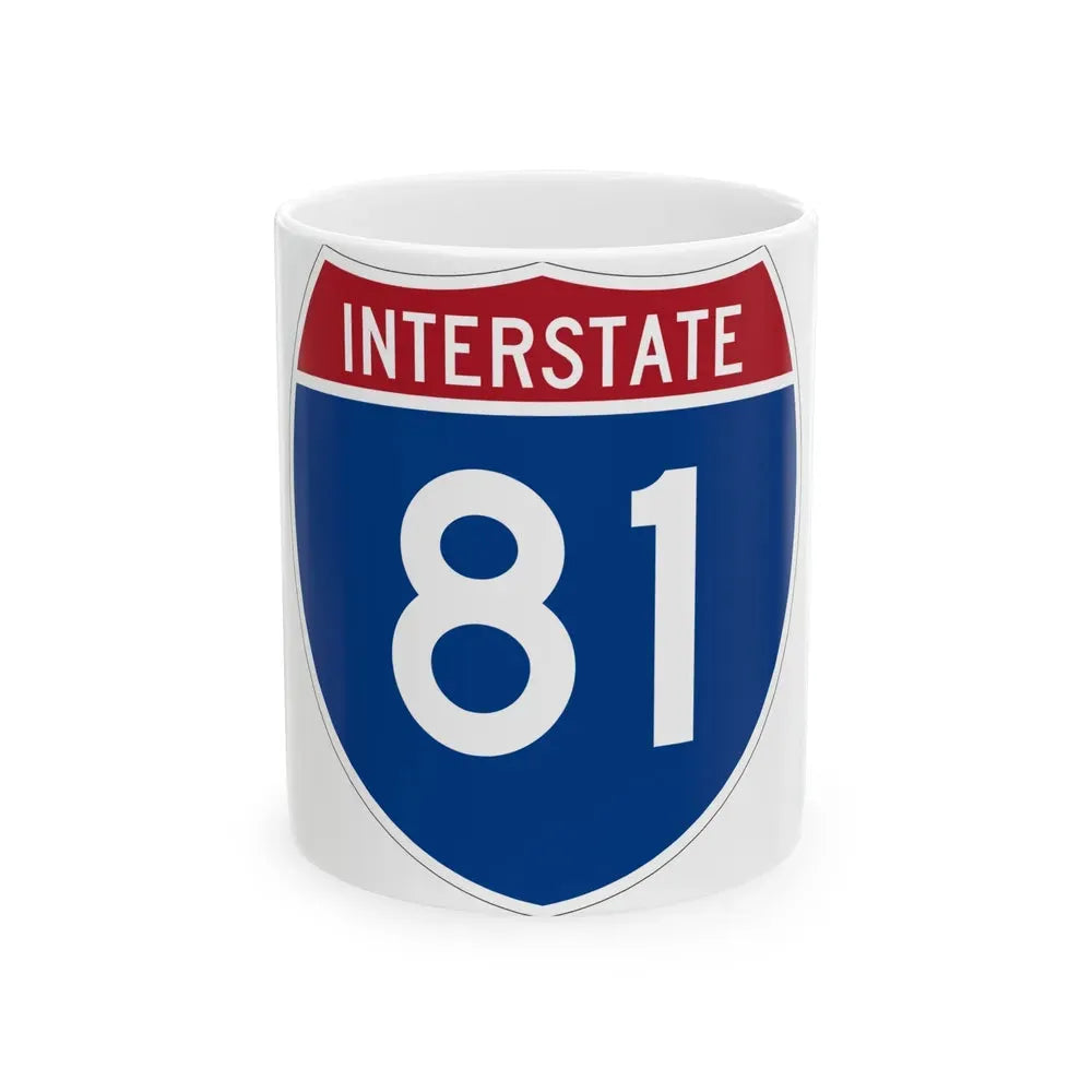 Interstate 81 (U.S. Highways) White Coffee Mug 11oz - Go Mug Yourself