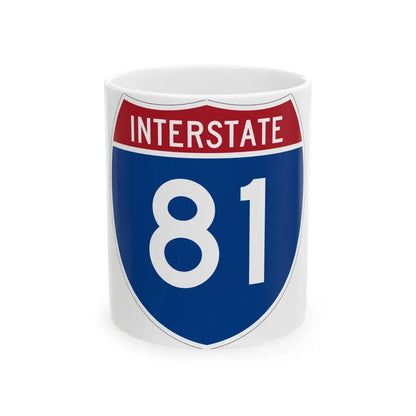 Interstate 81 (U.S. Highways) White Coffee Mug 11oz - Go Mug Yourself