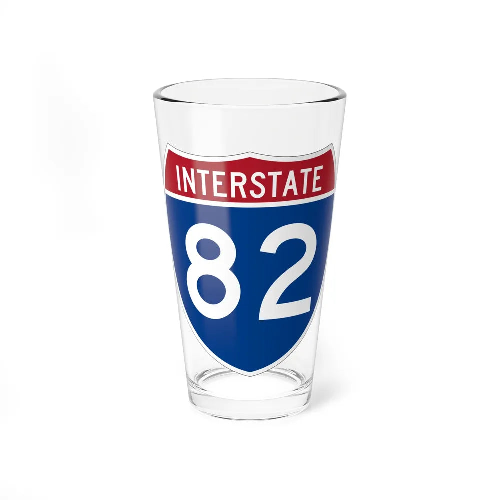 Interstate 82 (U.S. Highways) Pint Glass 16oz-16oz-Go Mug Yourself