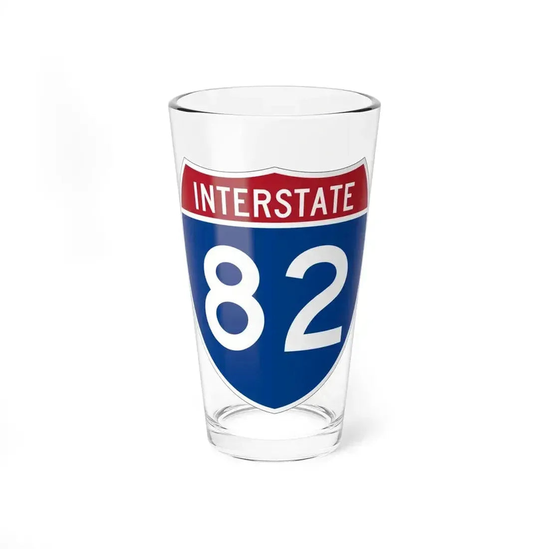 Interstate 82 (U.S. Highways) Pint Glass 16oz 16oz - Go Mug Yourself