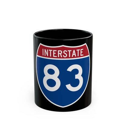 Interstate 83 (U.S. Highways) Black Coffee Mug-11oz-Go Mug Yourself