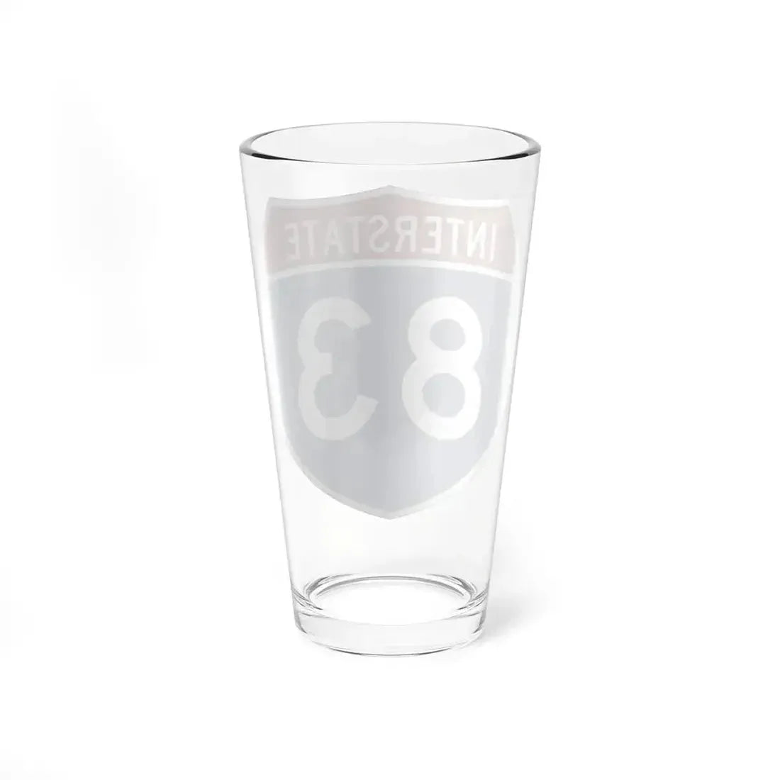 Interstate 83 (U.S. Highways) Pint Glass 16oz - Go Mug Yourself