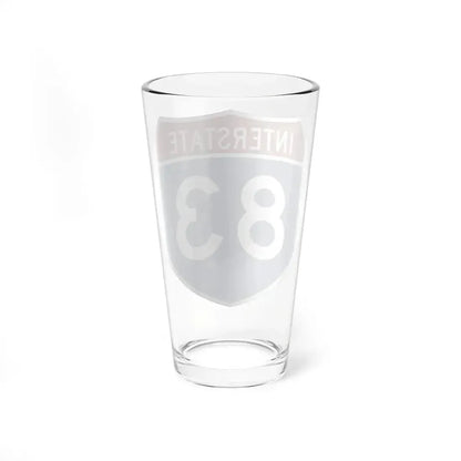 Interstate 83 (U.S. Highways) Pint Glass 16oz - Go Mug Yourself
