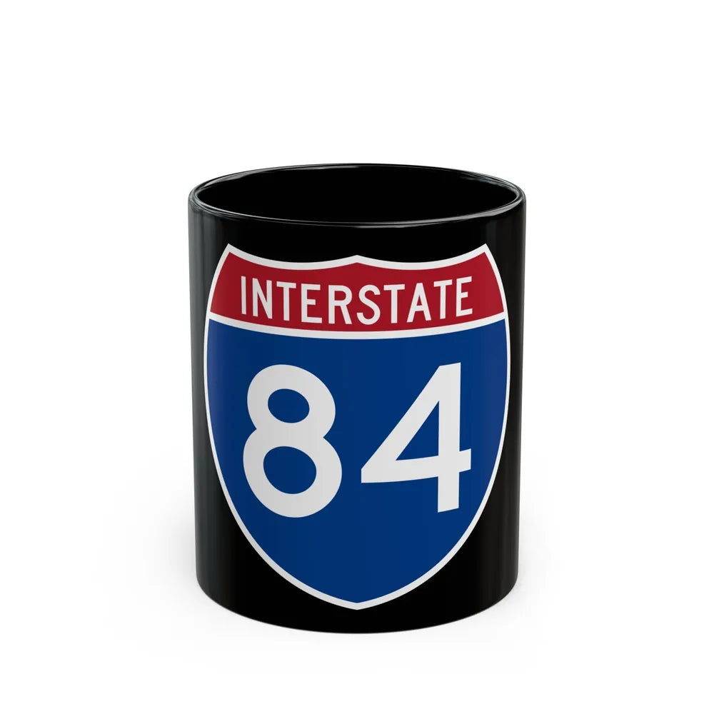 Interstate 84 Oregon Utah (U.S. Highways) Black Coffee Mug-11oz-Go Mug Yourself