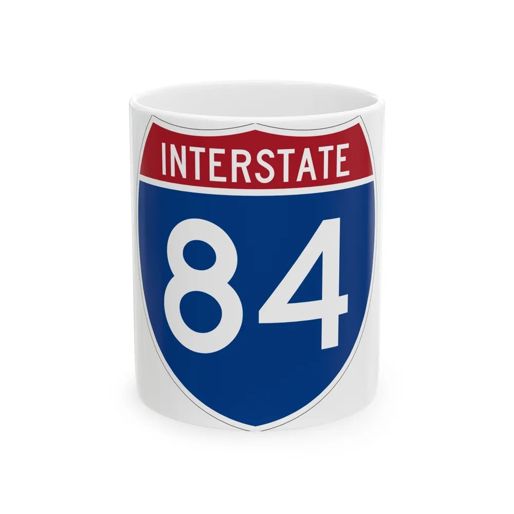 Interstate 84 Oregon Utah (U.S. Highways) White Coffee Mug-11oz-Go Mug Yourself