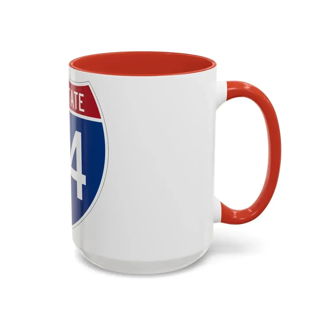 Interstate 84 Oregon Utah (U.S. Highways) Accent Coffee Mug - Go Mug Yourself