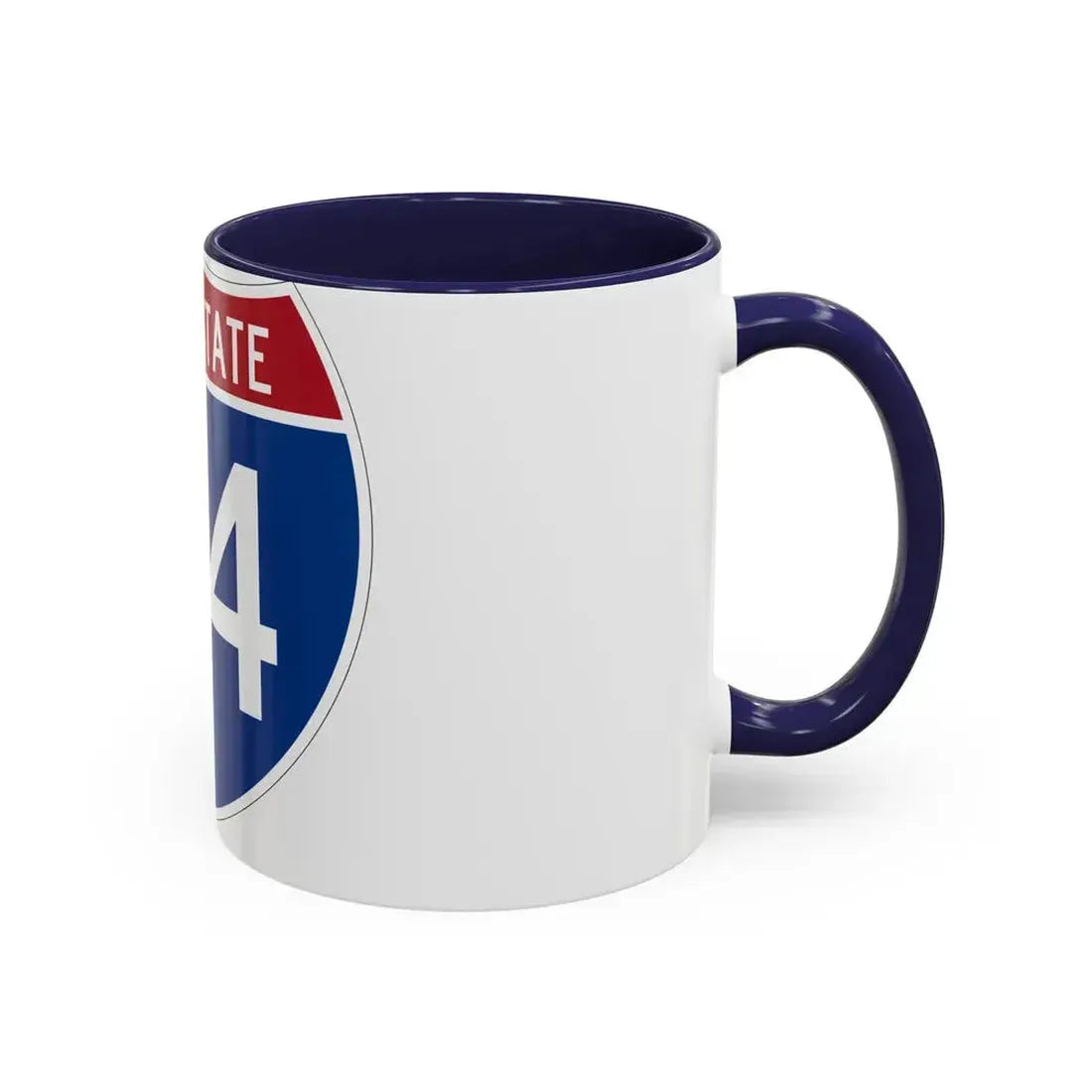 Interstate 84 Oregon Utah (U.S. Highways) Accent Coffee Mug - Go Mug Yourself