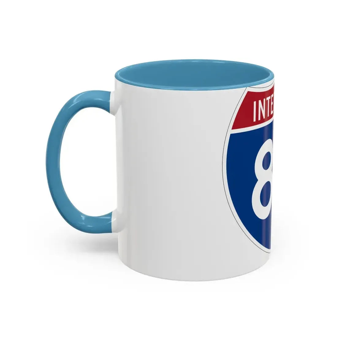 Interstate 84 Oregon Utah (U.S. Highways) Accent Coffee Mug - Go Mug Yourself