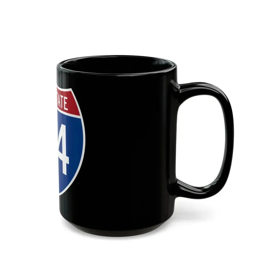 Interstate 84 Oregon Utah (U.S. Highways) Black Coffee Mug - Go Mug Yourself