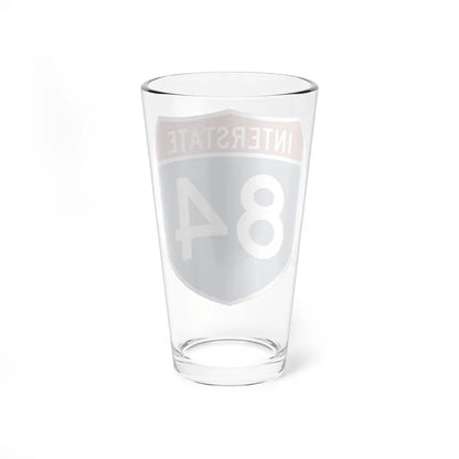 Interstate 84 Oregon Utah (U.S. Highways) Pint Glass 16oz - Go Mug Yourself