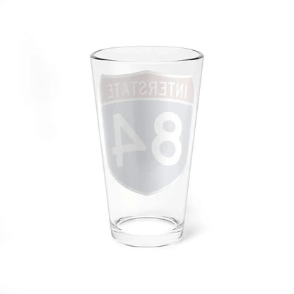 Interstate 84 Oregon Utah (U.S. Highways) Pint Glass 16oz - Go Mug Yourself