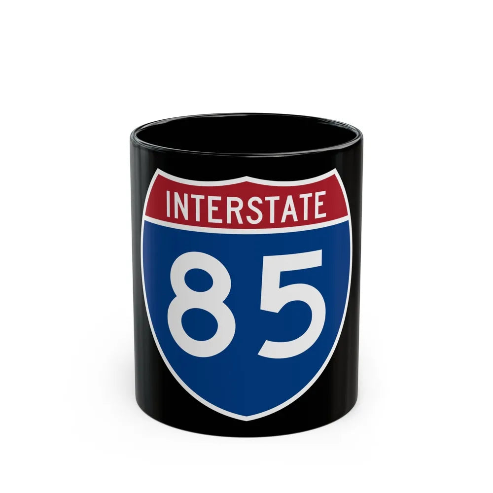 Interstate 85 (U.S. Highways) Black Coffee Mug-11oz-Go Mug Yourself