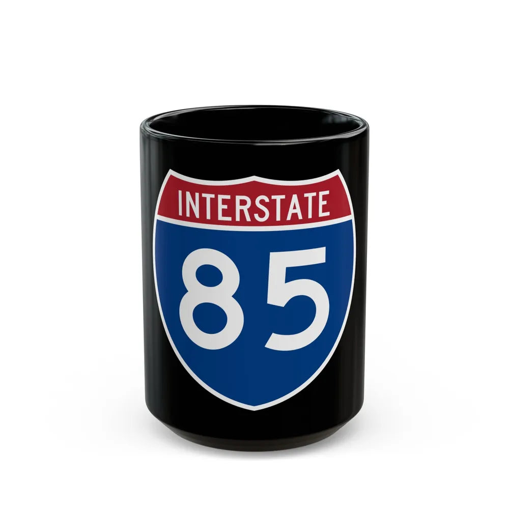 Interstate 85 (U.S. Highways) Black Coffee Mug-15oz-Go Mug Yourself