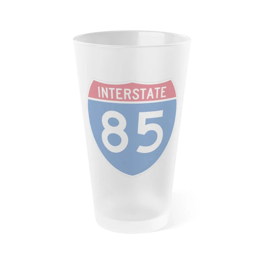 Interstate 85 (U.S. Highways) Frosted Pint Glass 16oz-16oz-Frosted-Go Mug Yourself