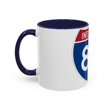 Interstate 86 Pennsylvania New York (U.S. Highways) Accent Coffee Mug-Go Mug Yourself