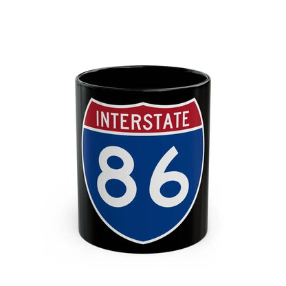 Interstate 86 Pennsylvania New York (U.S. Highways) Black Coffee Mug-11oz-Go Mug Yourself