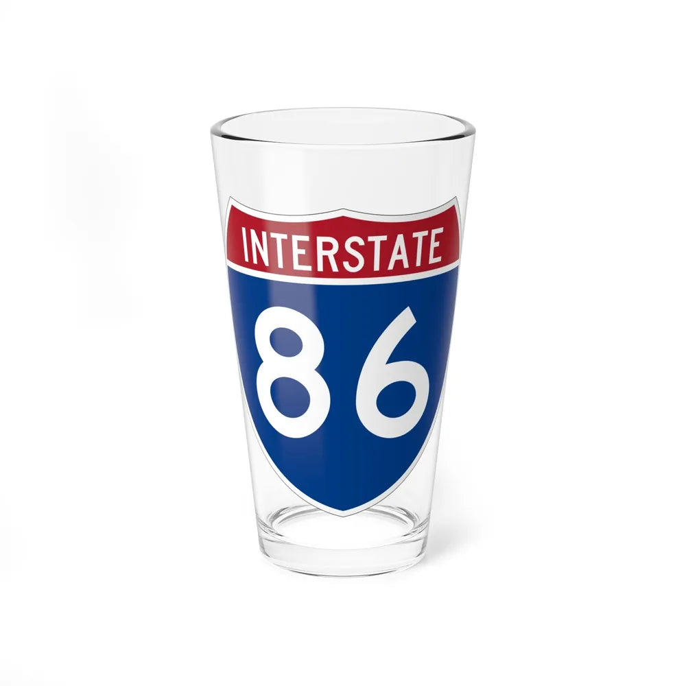 Interstate 86 Pennsylvania New York (U.S. Highways) Pint Glass 16oz-16oz-Go Mug Yourself