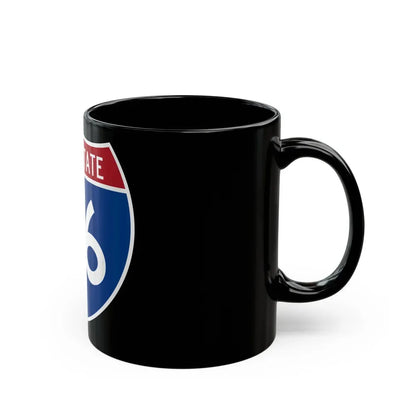 Interstate 86 Pennsylvania New York (U.S. Highways) Black Coffee Mug - Go Mug Yourself
