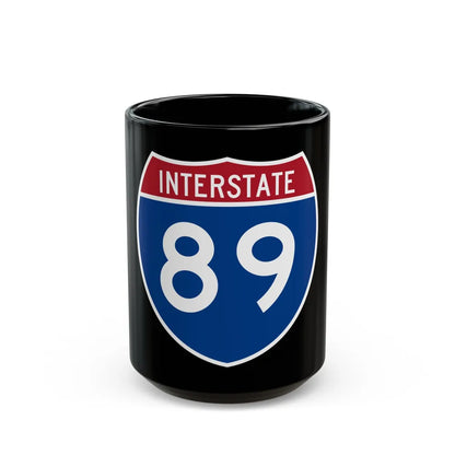 Interstate 89 (U.S. Highways) Black Coffee Mug-15oz-Go Mug Yourself