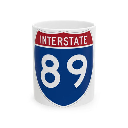 Interstate 89 (U.S. Highways) White Coffee Mug-11oz-Go Mug Yourself