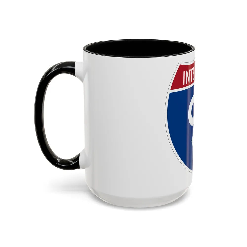 Interstate 91 (U.S. Highways) Accent Coffee Mug-Go Mug Yourself