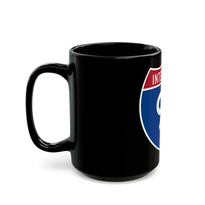 Interstate 91 (U.S. Highways) Black Coffee Mug-Go Mug Yourself