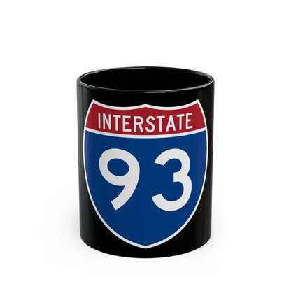 Interstate 93 (U.S. Highways) Black Coffee Mug-11oz-Go Mug Yourself