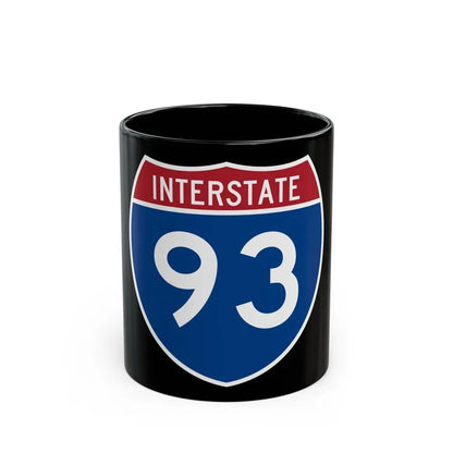 Interstate 93 (U.S. Highways) Black Coffee Mug 11oz - Go Mug Yourself