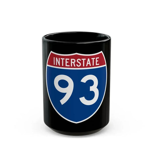 Interstate 93 (U.S. Highways) Black Coffee Mug 15oz - Go Mug Yourself