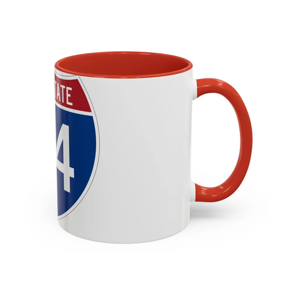 Interstate 94 (U.S. Highways) Accent Coffee Mug-Go Mug Yourself