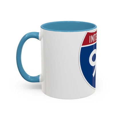 Interstate 94 (U.S. Highways) Accent Coffee Mug-Go Mug Yourself