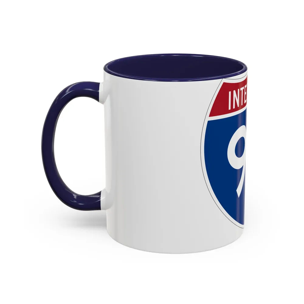 Interstate 95 (U.S. Highways) Accent Coffee Mug-Go Mug Yourself