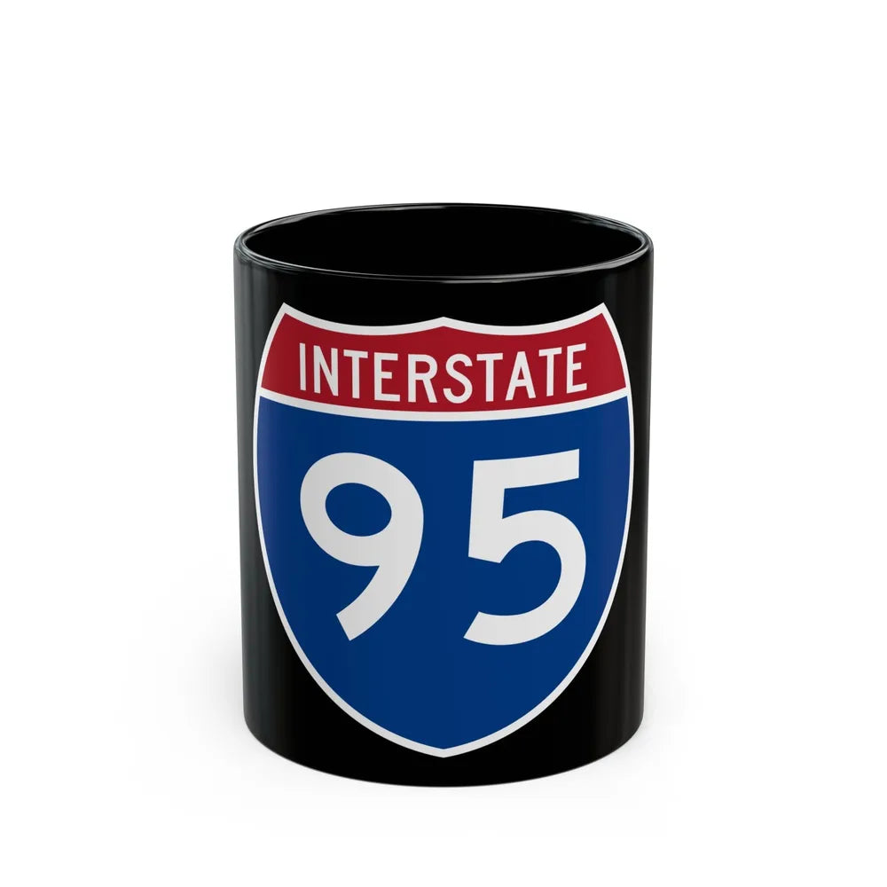 Interstate 95 (U.S. Highways) Black Coffee Mug-11oz-Go Mug Yourself