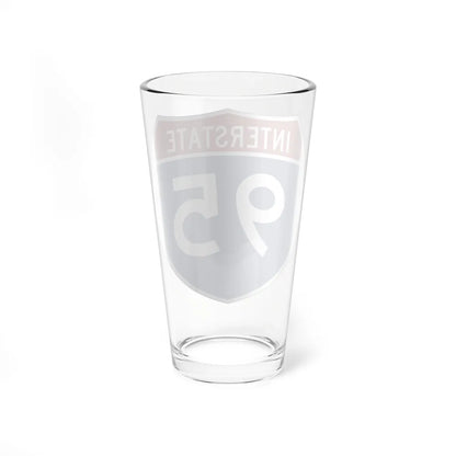 Interstate 95 (U.S. Highways) Pint Glass 16oz-Go Mug Yourself