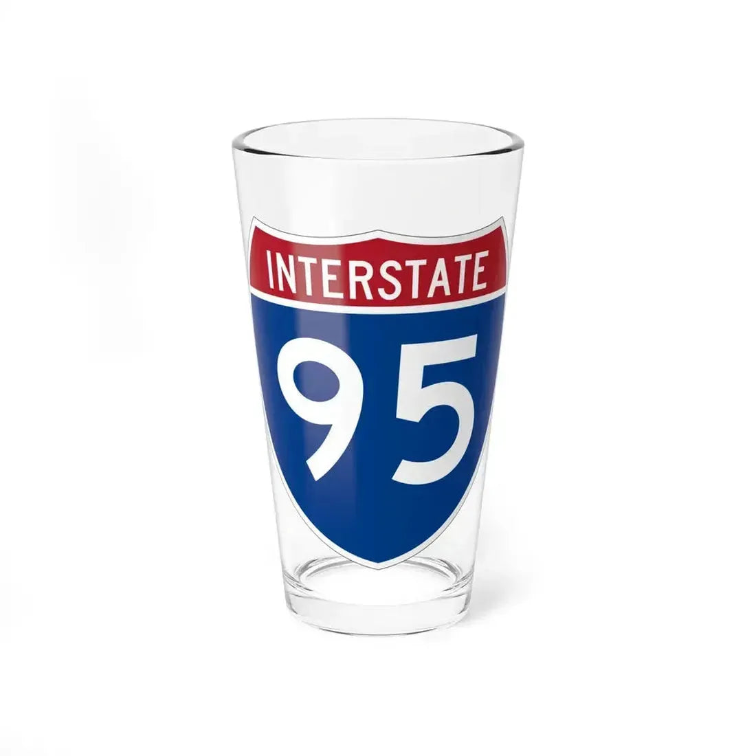 Interstate 95 (U.S. Highways) Pint Glass 16oz 16oz - Go Mug Yourself