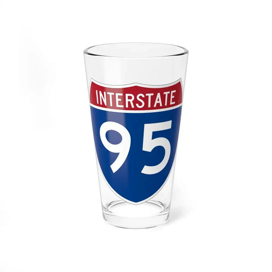Interstate 95 (U.S. Highways) Pint Glass 16oz 16oz - Go Mug Yourself