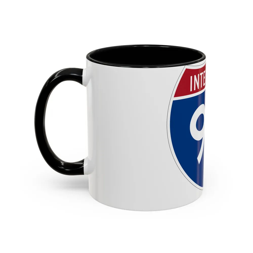 Interstate 97 (U.S. Highways) Accent Coffee Mug-Go Mug Yourself