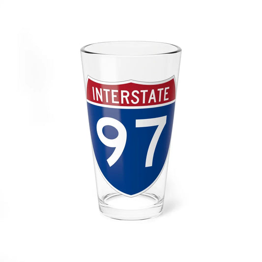 Interstate 97 (U.S. Highways) Pint Glass 16oz-16oz-Go Mug Yourself