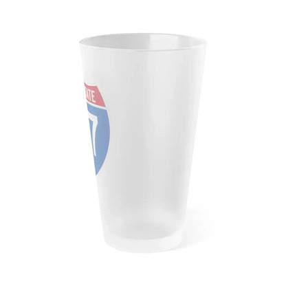Interstate 97 (U.S. Highways) Frosted Pint Glass 16oz - Go Mug Yourself