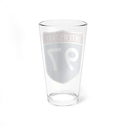 Interstate 97 (U.S. Highways) Pint Glass 16oz - Go Mug Yourself