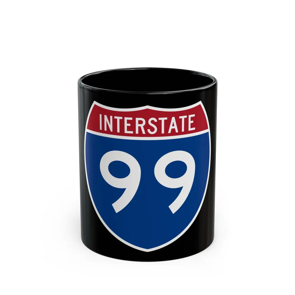 Interstate 99 (U.S. Highways) Black Coffee Mug-11oz-Go Mug Yourself