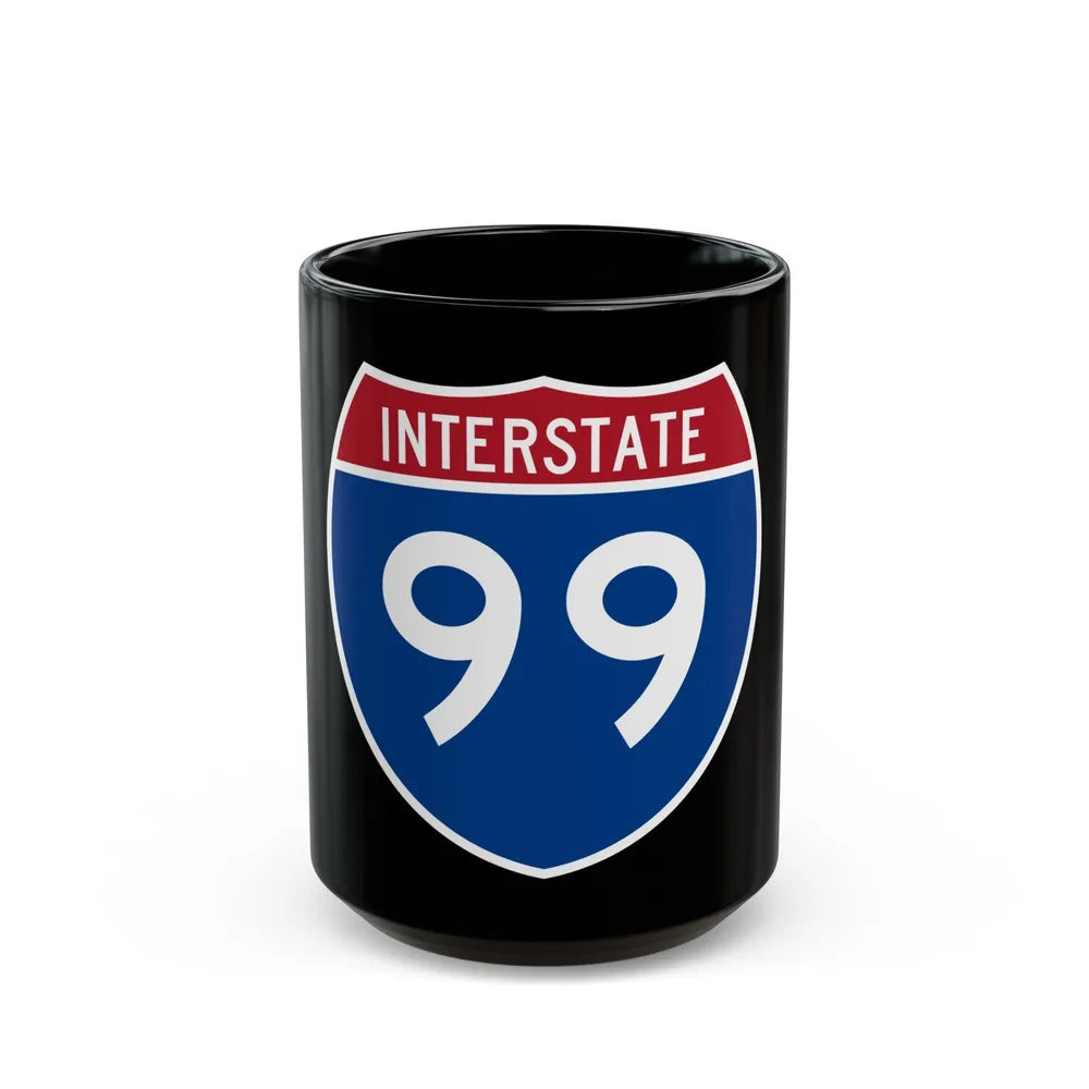 Interstate 99 (U.S. Highways) Black Coffee Mug-15oz-Go Mug Yourself